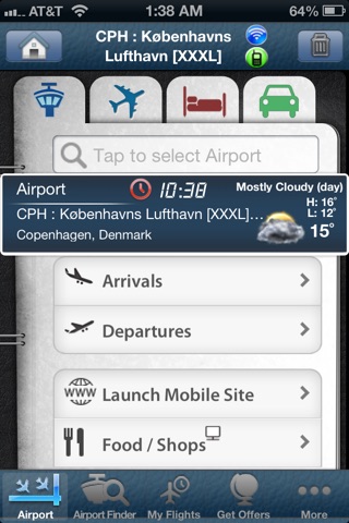 Copenhagen Airport (CPH) + Flight Tracker radar screenshot 3