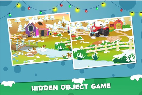 Santa Little Helper - Hidden Objects  Scanning - Teaching Animal Names and Sounds for Montessori FREE screenshot 4