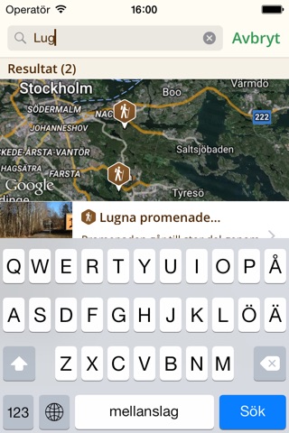 Nackas Naturkarta screenshot 2