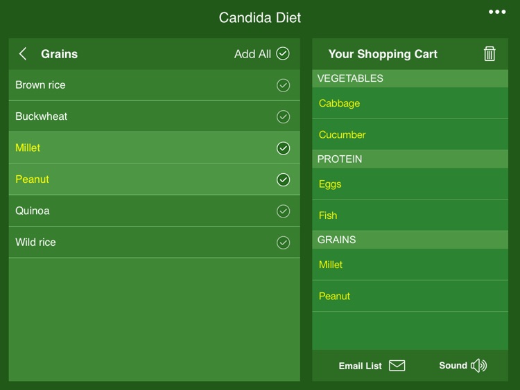 Candida Diet Diet Shopping List HD - A Perfect Yeast Diet Grocery List