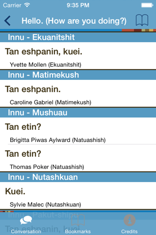 Innu Conversation screenshot 3