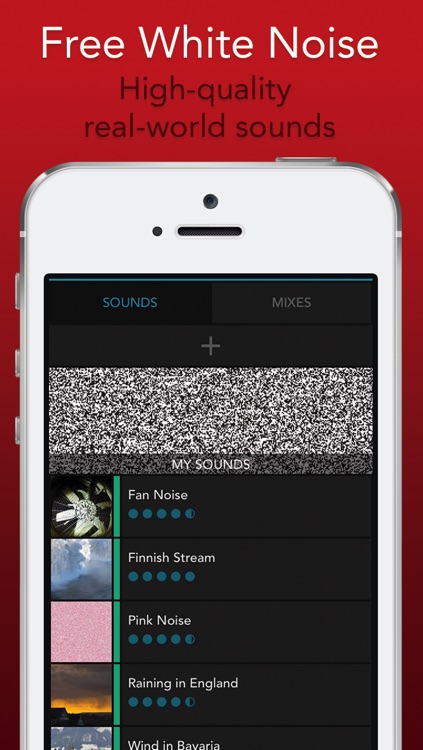 Free White Noise: Natural sounds to block noise, help sleep & focus screenshot-0