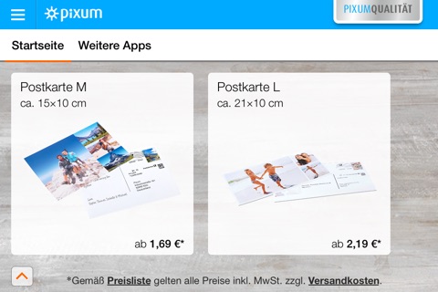 Pixum Postcard - Send postcards with your personal photo screenshot 2