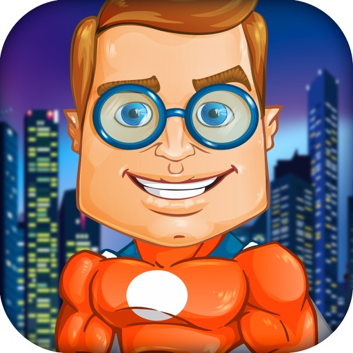 Strong Superhero Fight in the Dark City Slots Game icon