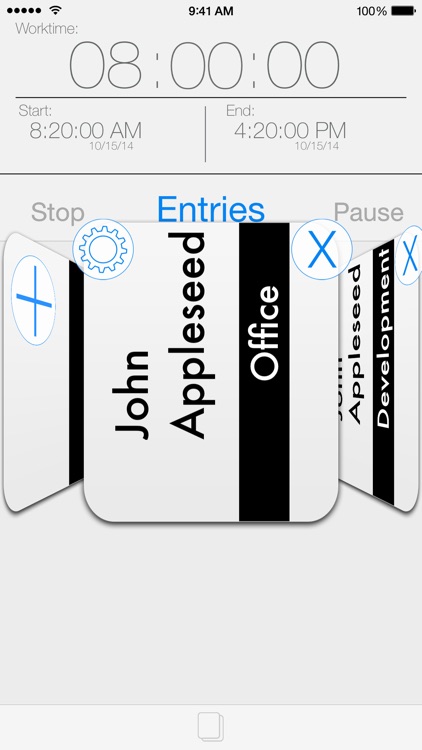 Timecard i - 1 Click Time Tracking