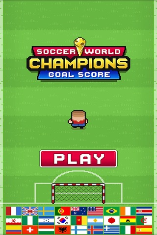 Big football superstar (Impossible Challenge Blocky Racing Pixel Soccer Games) screenshot 3