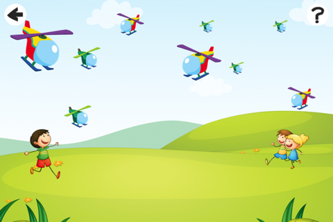 Adventurous Helicopter Race Kid-s Game: Learn-ing For Boys and Girls screenshot 2