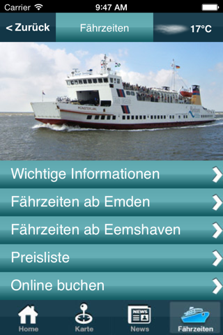 Borkum App screenshot 4