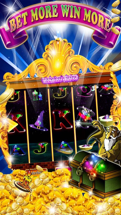 Wizard of Slots Machine - Wonderful and Magical Casino Bonus Game screenshot-0