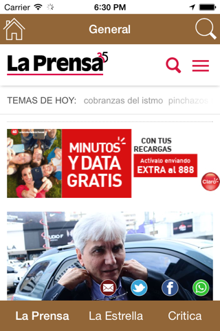 Periódicos Panameños screenshot 3
