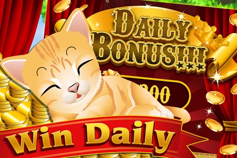 Play the Cute Kitty Cats Game - Win in the Casino Vegas Slots screenshot 3