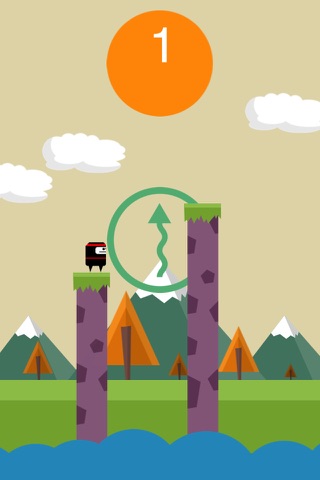 A Ninja Man Jump Master - Spring Mr Ninja Along The Stick Platforms screenshot 2