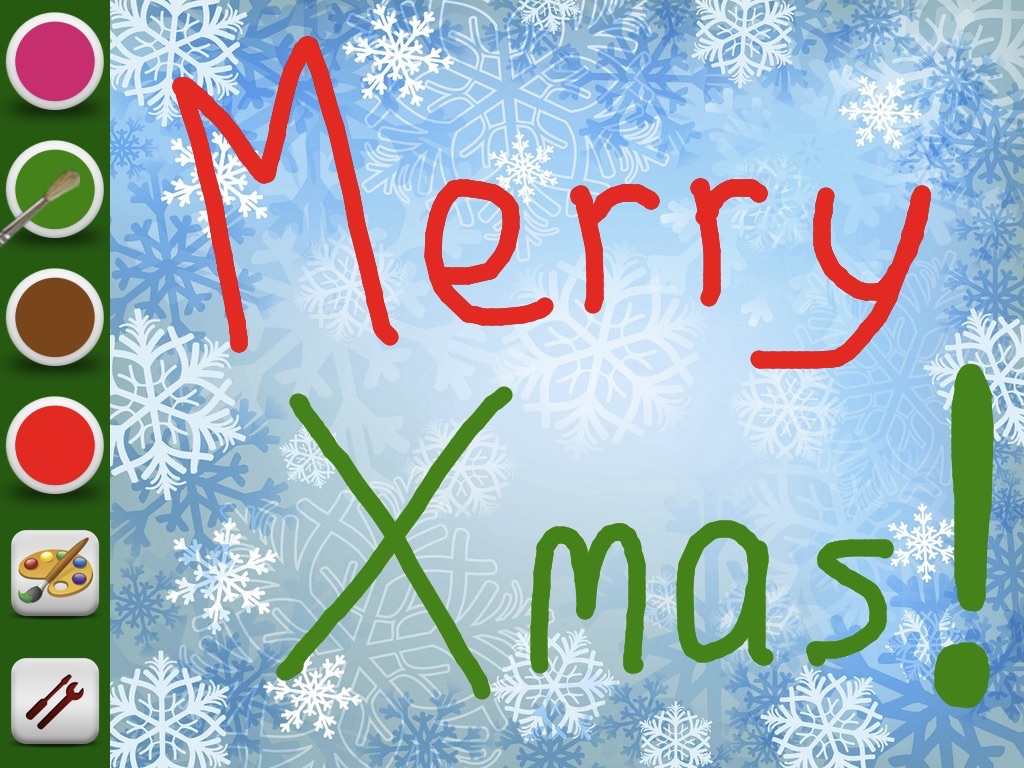 Color Mix Christmas HD (FREE): Learn Paint Colors by Mixing Paints & Drawing Christmass Cards for Santa screenshot 4