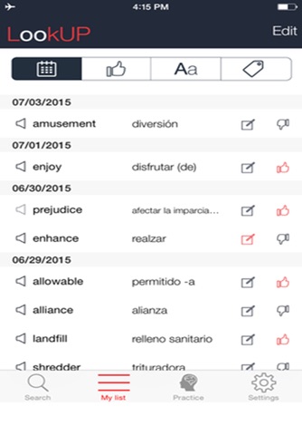 LookUP Notebook: Spanish-English dictionary + definitions screenshot 3