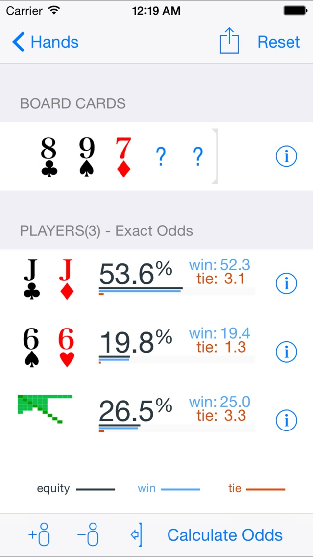 Poker Odds Pro screenshot1