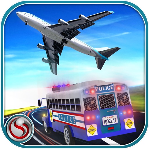 Police Airplane Prison Flight - Transport Prisoners from Jail iOS App