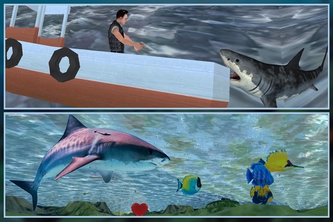 Angry Sea Shark Attack 3D Simulator screenshot 4