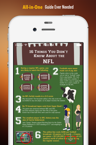 American Football 101: Quick Learning Reference with Video Lessons and Glossary screenshot 2