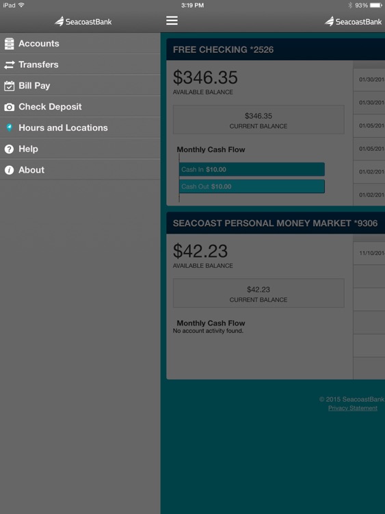 SeacoastBank Personal for iPad