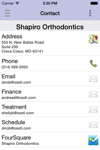Shapiro Orthodontics screenshot 2