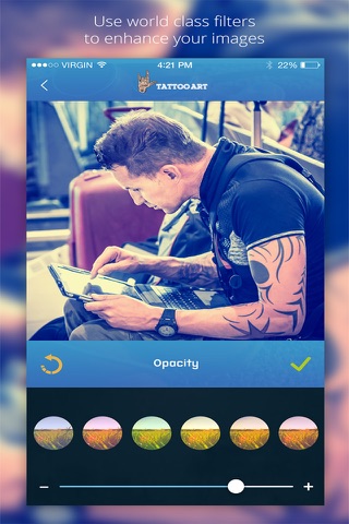 Tattoo Art - Photo Booth Editor to Add Virtual Tattoos Designs and Quotes on Body screenshot 3