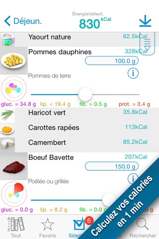 Calories Minute Access screenshot 2