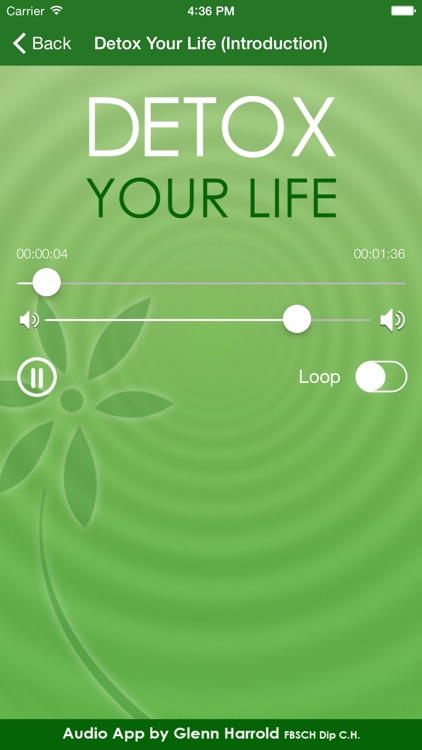 Detox Your Life by Glenn Harrold: A Self-Hypnosis Affirmation Meditation