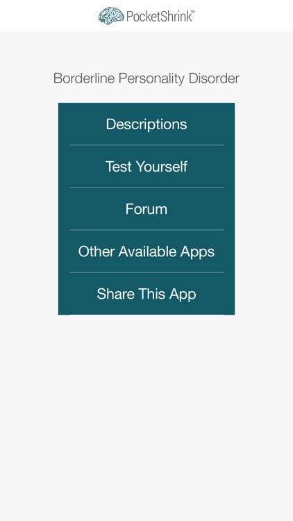 Borderline Personality D Test