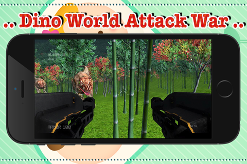 dinosaur world attack war - náhled