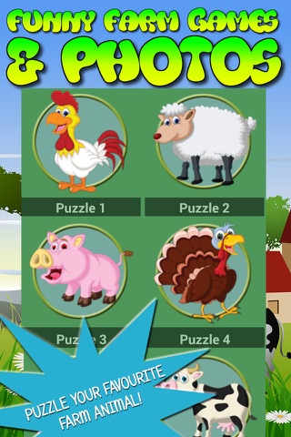 Funny Farm - Free Puzzles and Photos for Kids screenshot 2