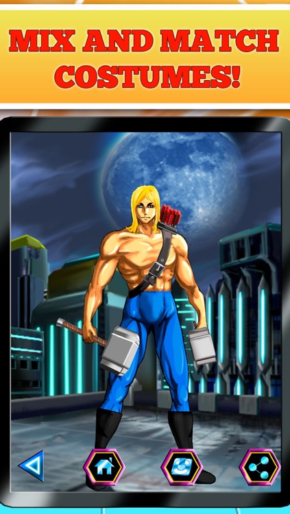 Create Your Own Superhero - Free Hero Character Costume Maker Dress Up Game screenshot-3