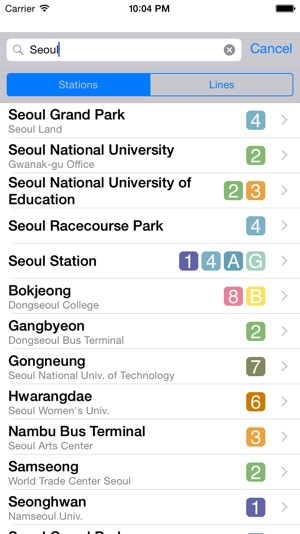 Seoul City Metro - Seoul, South Korean Subway Guide(圖4)-速報App