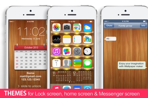 iWallpaper Maker : Custom theme Wallpapers ( for home screen, lock screen, kakao, whatsapp, Messenger) screenshot 2