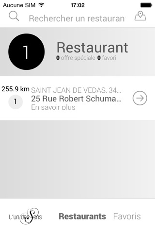 Restaurant l'un des sens screenshot 4