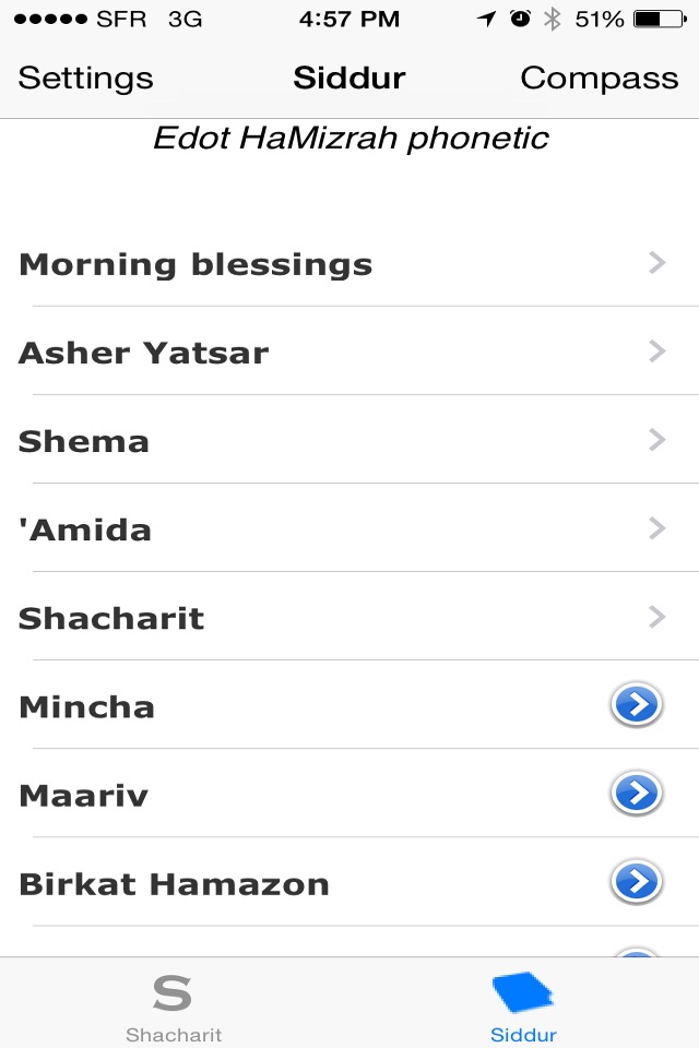 Shacharit screenshot 3