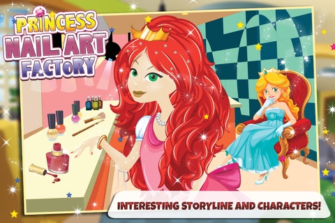 Princess Nail Art Factory – Make beauty salon & makeover items in this simulator game screenshot 4
