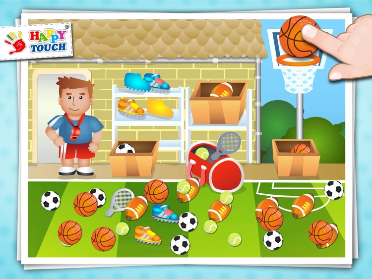 A Funny Clean Up Game - All Kids Can Clean Up! By Happy-Touch®