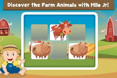 Milo's Mini Games for Tots and Toddlers - Barn and Farm Animals Cartoon screenshot 4