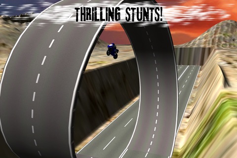 Heavy Bike stunts Race Simulator 3D Game screenshot 2