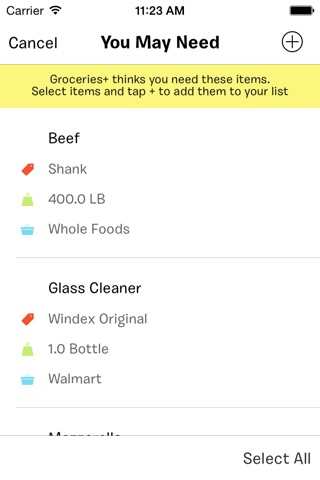 Groceries+ ~ Shopping Lists. Reinvented. screenshot 4