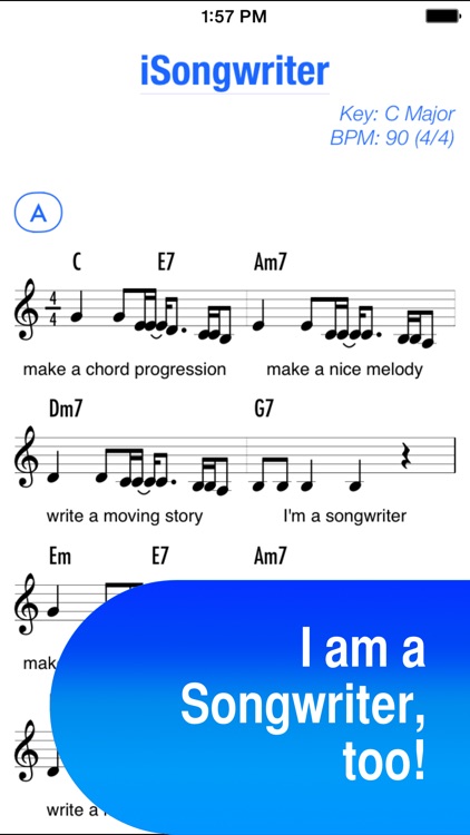 iSongwriter - You can create a song, too!