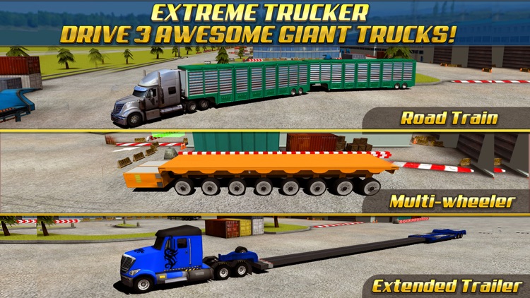 Extreme Truck Parking Simulator Game - Real Big Monster Car Driving Test Sim Racing Games screenshot-0