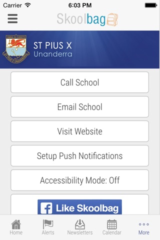 St Pius X Unanderra - Skoolbag screenshot 4