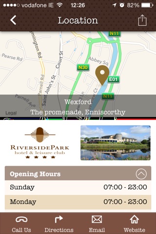 RiverSide Park Hotel App screenshot 3