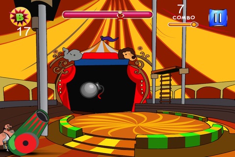 Circus Daredevil Cannon Blast Pro screenshot 3