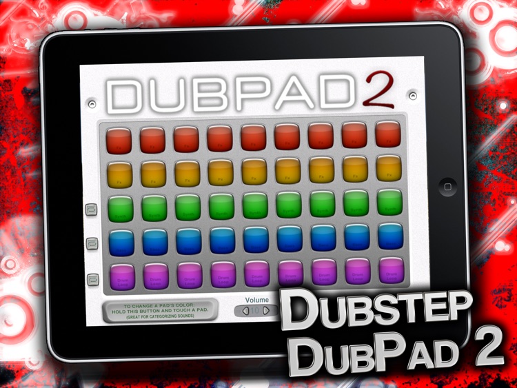 Dubstep Dubpad 2 - Skrillex style Music Sampler