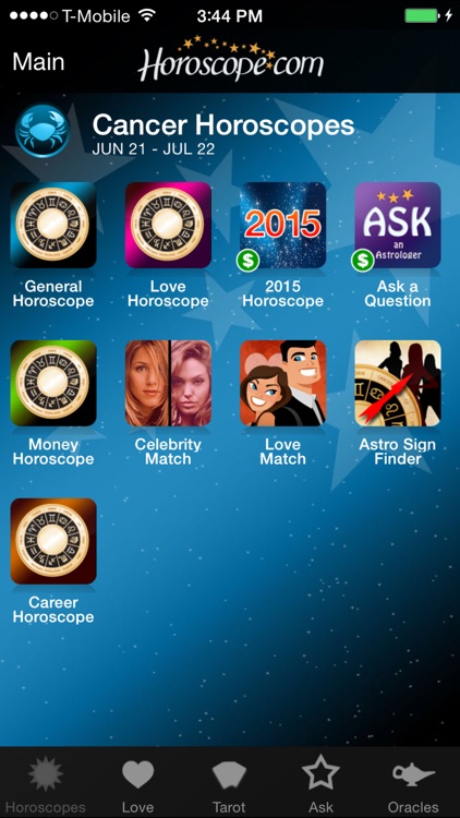 Horoscope and Tarot