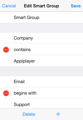 Скриншот из Smart Group Free: Email, SMS/Text & Contacts