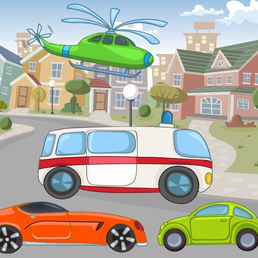 Car-s & Vehicle-s: Education-al Game-s For Kid-s: Spot Mistake-s and Learn-ing Colour-s Icon