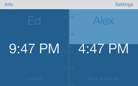 Here & There - World Clock and Availability Tracker screenshot 2